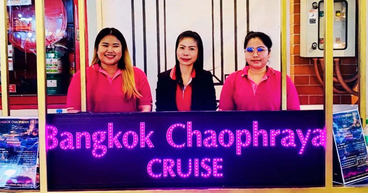 จุดเช็คอินโกดัง 7 เอเชียทีคของเรือบางกอกเจ้าพระยา ครูซ